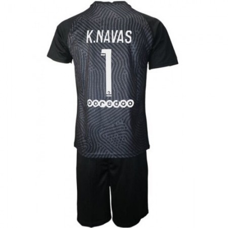 Fußballtrikots Paris Saint-Germain PSG Keylor Navas 1 Torwart Kinder Auswärtstrikot 2020-2021